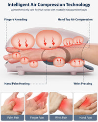 Classic Hand Massager with Heat 026H-Pink