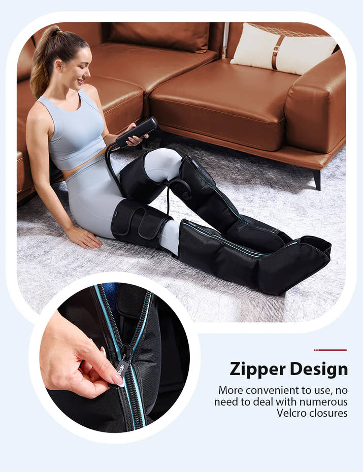 Compression Full Leg Massager with Heat 080A