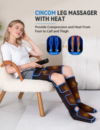 Compression Full Leg Massager with Heat 080A