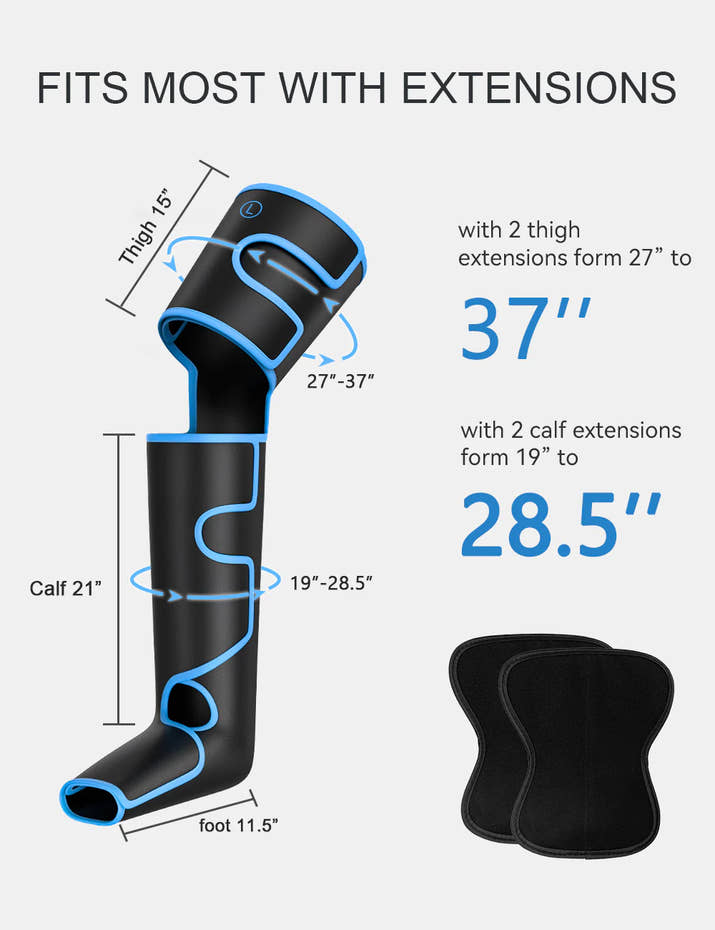 Compression Full Leg Massager with Heat 080A